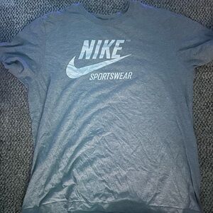Nike grey and white XL sports tee